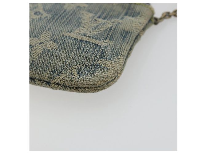 LOUIS VUITTON Pochette Cles Monogram in Denim Blu M95343 Auth 175988A - vista 15