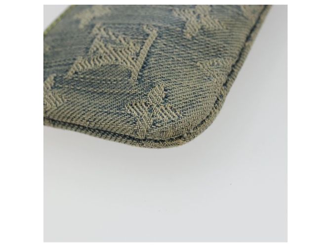 LOUIS VUITTON Pochette Cles Monogram in Denim Blu M95343 Auth 175988A - vista 16