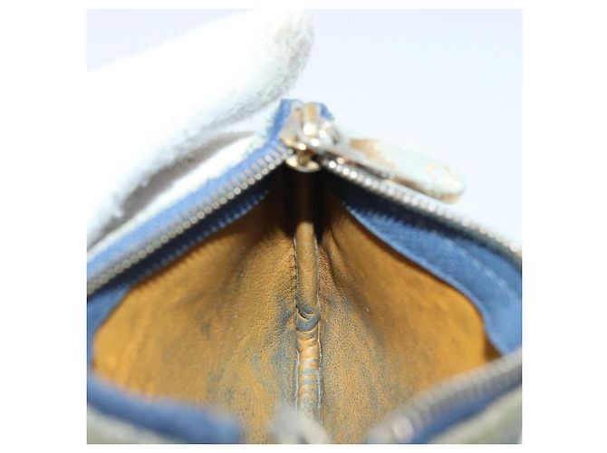 LOUIS VUITTON Pochette Cles Monogram in Denim Blu M95343 Auth 175988A - vista 17