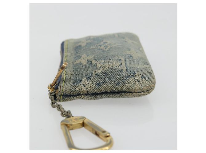 LOUIS VUITTON Pochette Cles Monogram in Denim Blu M95343 Auth 175988A - vista 4