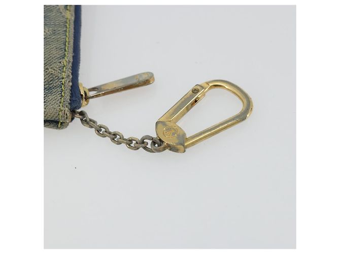 LOUIS VUITTON Pochette Cles Monogram in Denim Blu M95343 Auth 175988A - vista 9
