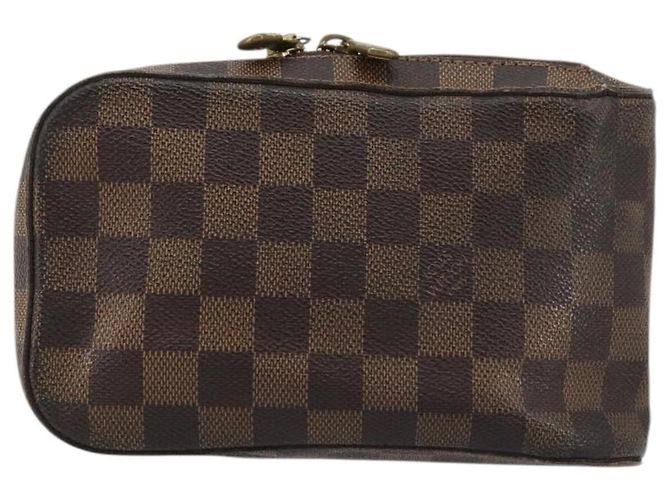 LOUIS VUITTON Borsa a Spalla Geronimos Damier Ebene N51994 LV Auth 159162 - vista 13