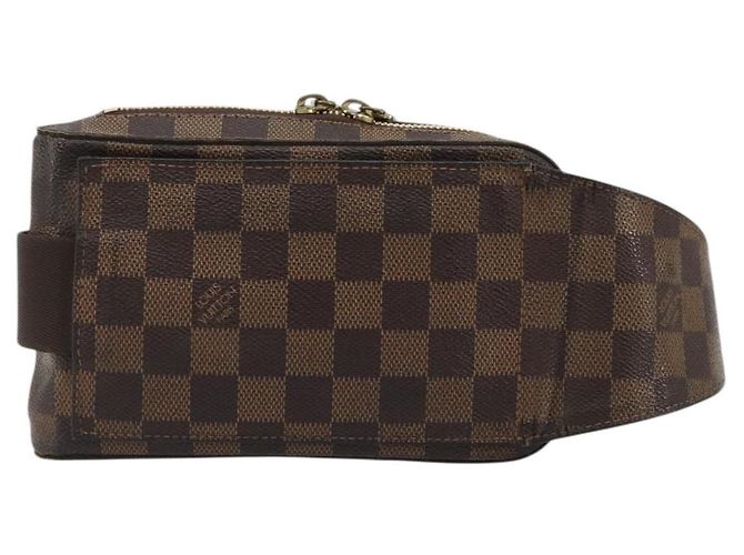 LOUIS VUITTON Borsa a Spalla Geronimos Damier Ebene N51994 LV Auth 159162 - vista 2