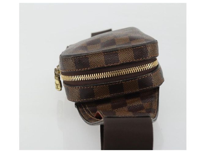 LOUIS VUITTON Borsa a Spalla Geronimos Damier Ebene N51994 LV Auth 159162 - vista 4