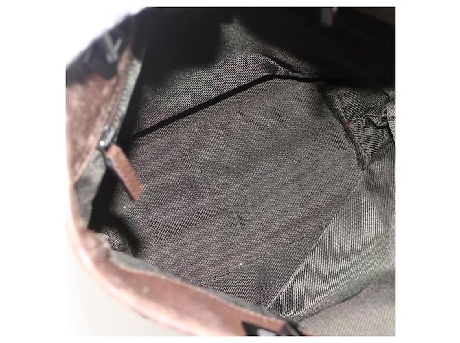 Borsa Tote GG Canvas Gucci Viola Argento 31244 Auth 175187 Porpora - vista 11
