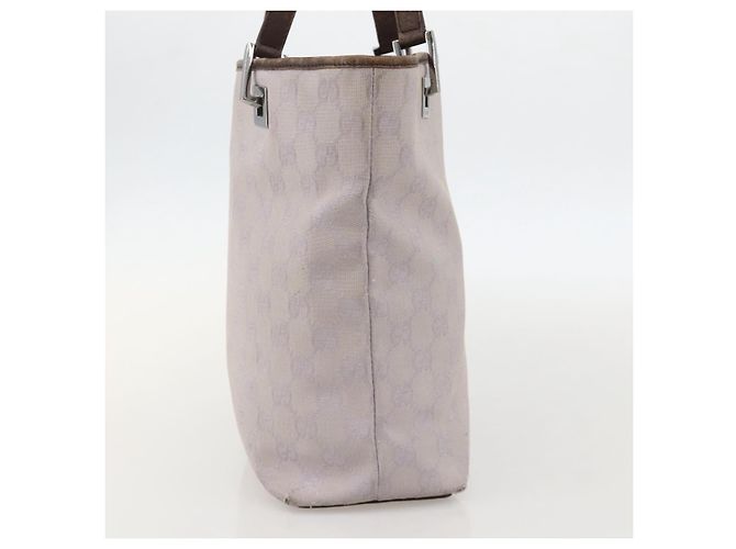 Borsa Tote GG Canvas Gucci Viola Argento 31244 Auth 175187 Porpora - vista 3