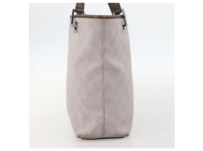 Borsa Tote GG Canvas Gucci Viola Argento 31244 Auth 175187 Porpora - vista 4