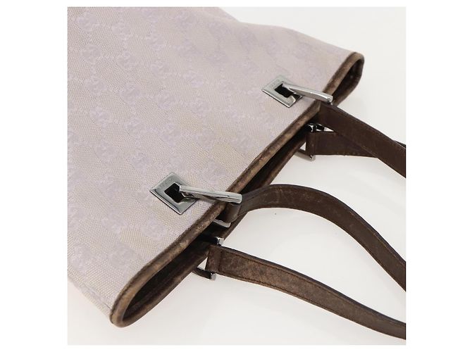 Borsa Tote GG Canvas Gucci Viola Argento 31244 Auth 175187 Porpora - vista 6