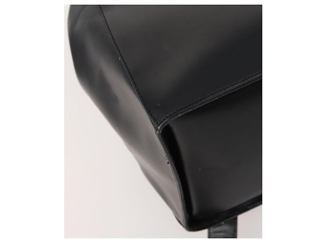 Céline CELINE Rucksack aus schwarzem Leder mit Gold Auth BAZ409 Golden - Ansicht 17