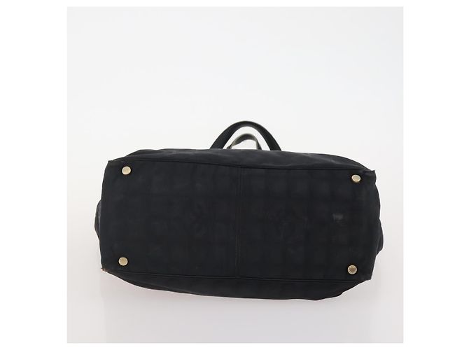 CHANEL Nuova linea da viaggio Borsa Tote in Nylon 5 Set Beige Nero CC Auth 174969 - vista 21