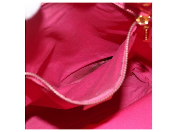 Céline Borsa tote in tela Macadam CELINE Paris in denim rosa e oro Auth 175602 D'oro - vista 11