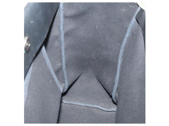 Hermès HERMES Borsa Cabass GM Herbag Canvas 2in1 Nera Argento Auth BAZ865A Nero - vista 20