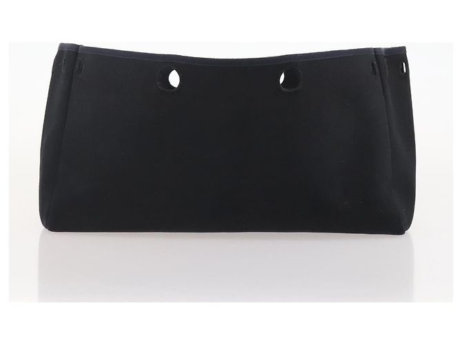 Hermès HERMES Borsa Cabass GM Herbag Canvas 2in1 Nera Argento Auth BAZ865A Nero - vista 21