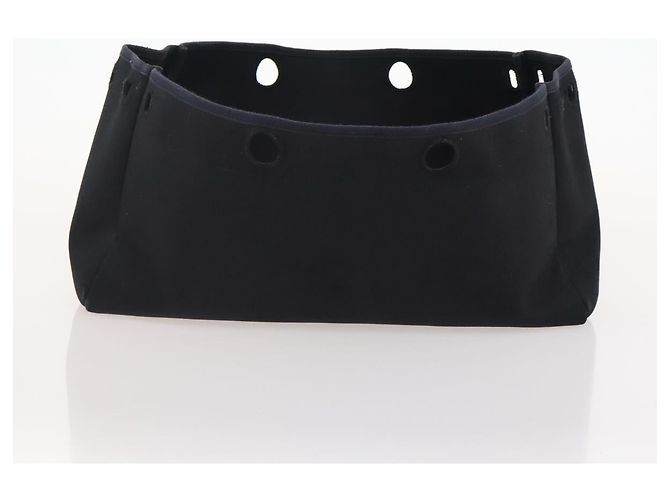 Hermès HERMES Borsa Cabass GM Herbag Canvas 2in1 Nera Argento Auth BAZ865A Nero - vista 22