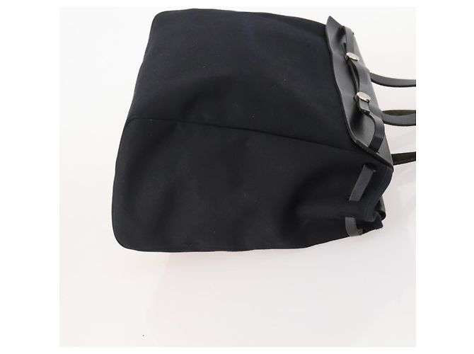 Hermès HERMES Borsa Cabass GM Herbag Canvas 2in1 Nera Argento Auth BAZ865A Nero - vista 3