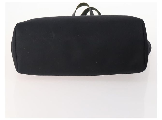Hermès HERMES Borsa Cabass GM Herbag Canvas 2in1 Nera Argento Auth BAZ865A Nero - vista 5