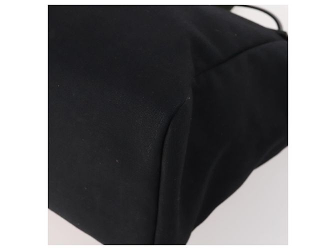 Hermès HERMES Borsa Cabass GM Herbag Canvas 2in1 Nera Argento Auth BAZ865A Nero - vista 9