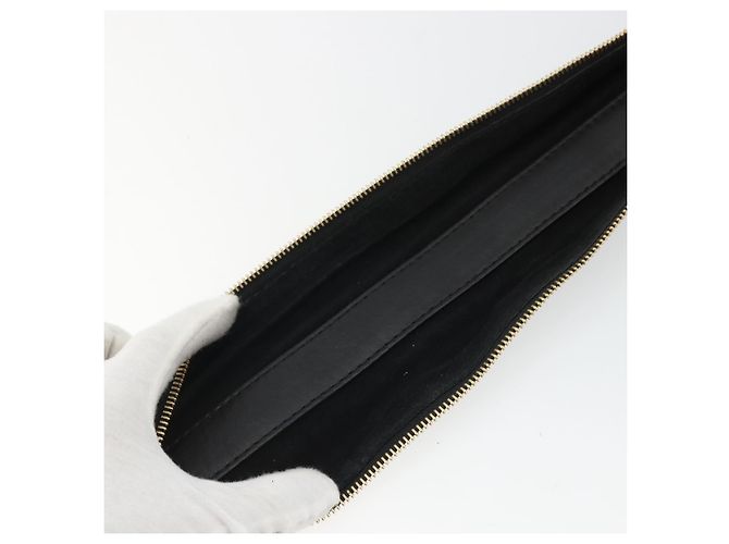 GIVENCHY Cinturino in pelle 18,1" Nero Oro Auth bs34466 D'oro - vista 13
