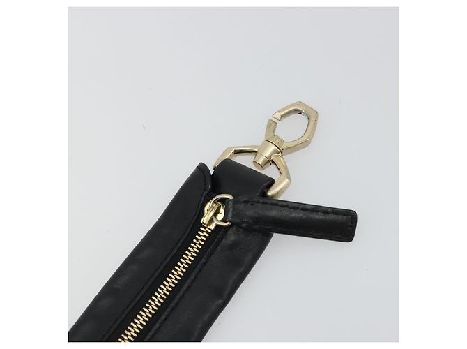 GIVENCHY Cinturino in pelle 18,1" Nero Oro Auth bs34466 D'oro - vista 6