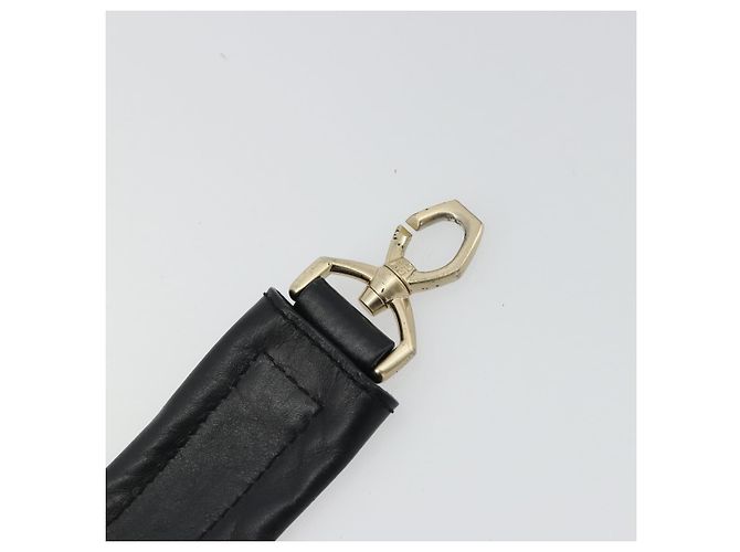 GIVENCHY Cinturino in pelle 18,1" Nero Oro Auth bs34466 D'oro - vista 8