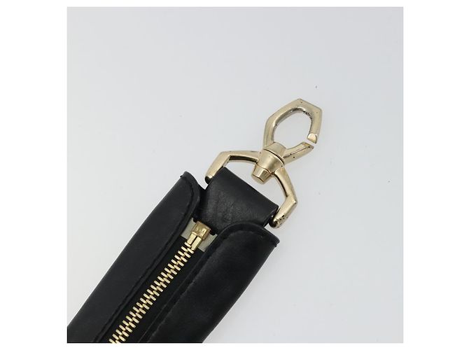 GIVENCHY Cinturino in pelle 18,1" Nero Oro Auth bs34466 D'oro - vista 9