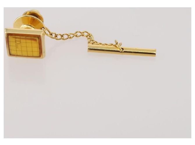 Fermaglio per cravatta Christian Dior Cuff in metallo 6 pezzi Tonalità oro Auth BA11845 - vista 10
