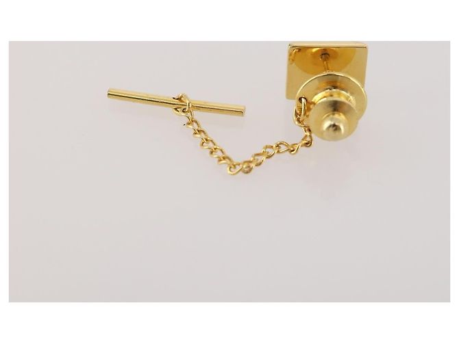 Fermaglio per cravatta Christian Dior Cuff in metallo 6 pezzi Tonalità oro Auth BA11845 - vista 11