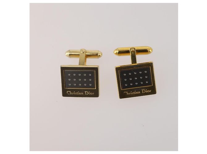 Fermaglio per cravatta Christian Dior Cuff in metallo 6 pezzi Tonalità oro Auth BA11845 - vista 4