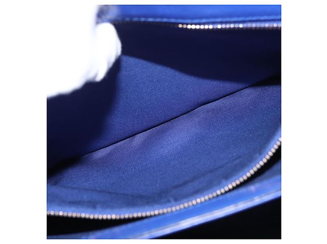 Bulgari Borsa a Spalla BVLGARI Isabella Rossellini in Pelle Blu Oro Auth BA12091A D'oro - vista 25