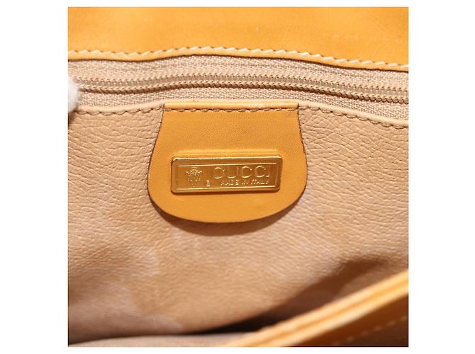 Gucci Borsa a Spalla Micro GG Supreme PVC Marrone Oro 001 116 0917 Auth ti3822 D'oro - vista 18