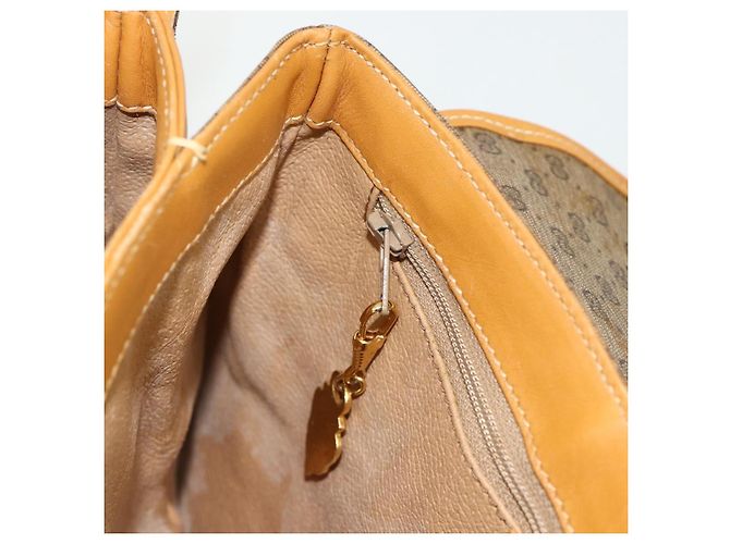 Gucci Borsa a Spalla Micro GG Supreme PVC Marrone Oro 001 116 0917 Auth ti3822 D'oro - vista 21
