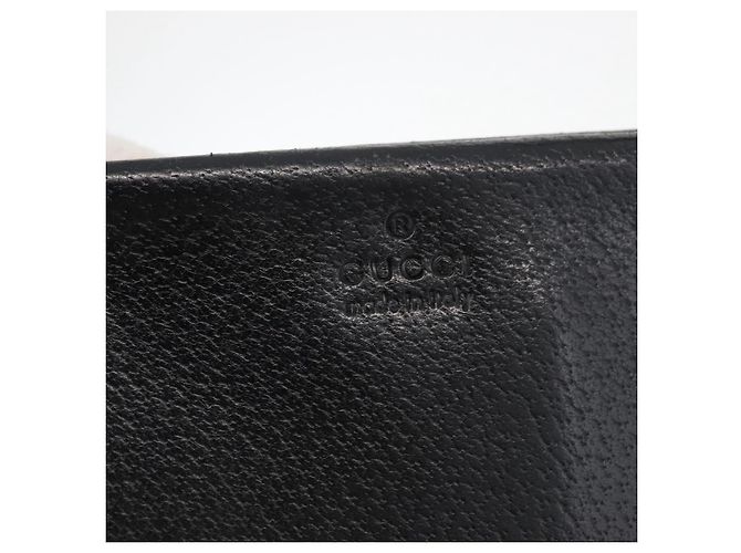 Borsa Tote in pelle nera e argento GUCCI 0021047 Auth ka3869 Nero - vista 18
