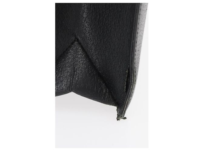 Borsa Tote in pelle nera e argento GUCCI 0021047 Auth ka3869 Nero - vista 5