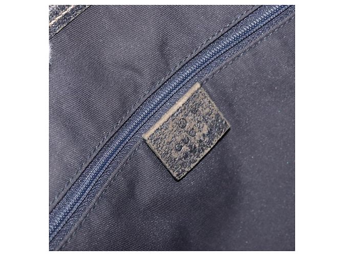 Borsa a Mano Gucci GG Canvas Sherry Line Rossa Blu Navy 145810 Auth 175695 Rosso - vista 18