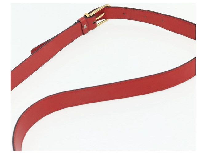 Borsa a mano CÉLINE Circle in pelle 2 in 1 rossa oro Auth YKZ1539A Rosso D'oro - vista 15