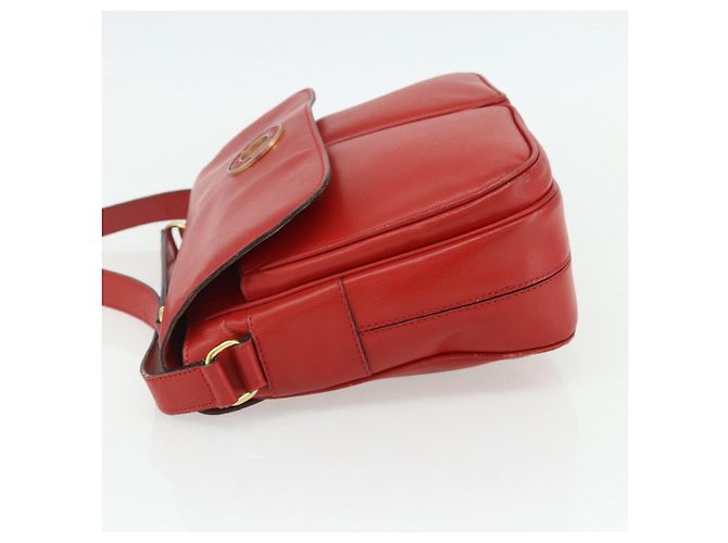 Borsa a mano CÉLINE Circle in pelle 2 in 1 rossa oro Auth YKZ1539A Rosso D'oro - vista 3