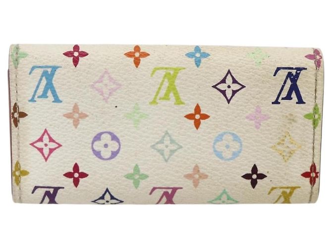LOUIS VUITTON Monogram Multicolor Multicles 4 Key Case White M93731 Auth BA12181 - view 2
