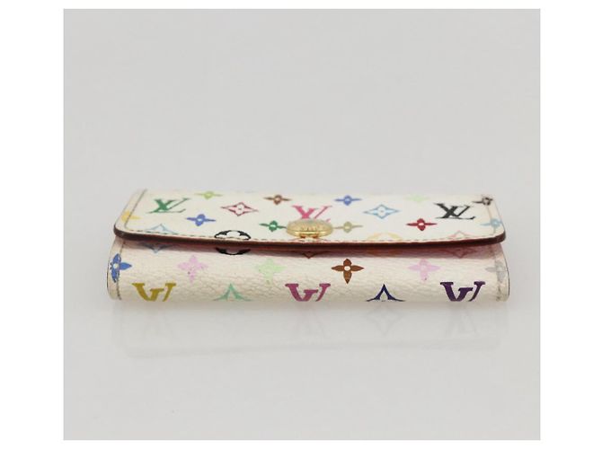 LOUIS VUITTON Monogram Multicolor Multicles 4 Key Case White M93731 Auth BA12181 - view 6