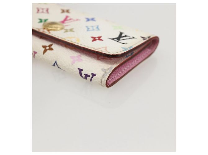 LOUIS VUITTON Monogram Multicolor Multicles 4 Key Case White M93731 Auth BA12181 - view 7