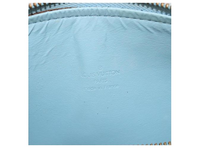 LOUIS VUITTON Borsa a Mano Monogram Vernis Bedford Blu Baby M91007 LV Auth 175527 Blu chiaro - vista 10