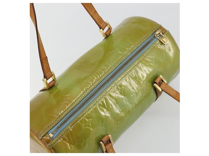 LOUIS VUITTON Borsa a Mano Monogram Vernis Bedford Blu Baby M91007 LV Auth 175527 Blu chiaro - vista 6