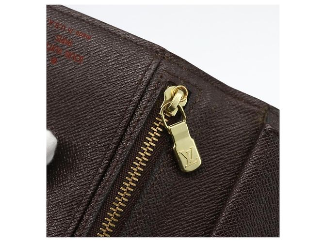 LOUIS VUITTON Portafoglio Clutch Continental Damier Ebene T61219 LV Auth 175980 - vista 10