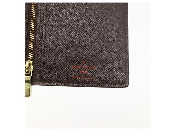 LOUIS VUITTON Portafoglio Clutch Continental Damier Ebene T61219 LV Auth 175980 - vista 17