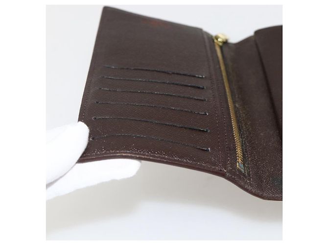 LOUIS VUITTON Portafoglio Clutch Continental Damier Ebene T61219 LV Auth 175980 - vista 18