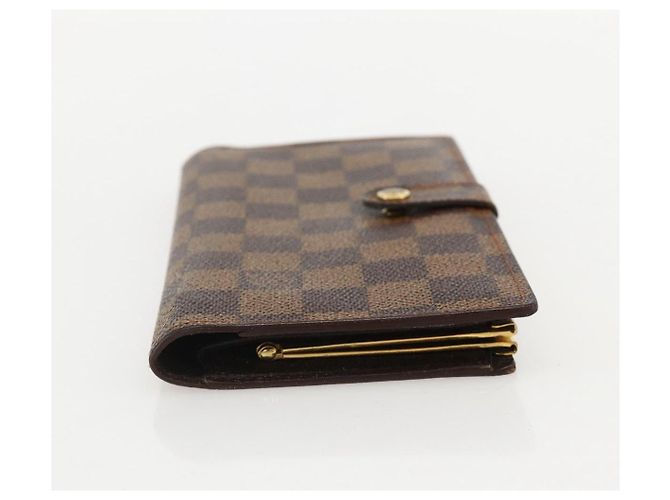 LOUIS VUITTON Portafoglio Clutch Continental Damier Ebene T61219 LV Auth 175980 - vista 3