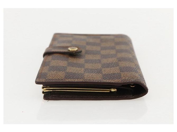 LOUIS VUITTON Portafoglio Clutch Continental Damier Ebene T61219 LV Auth 175980 - vista 4