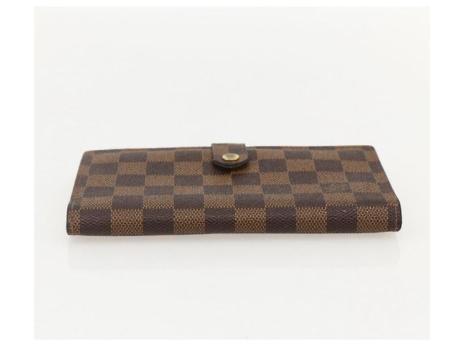 LOUIS VUITTON Portafoglio Clutch Continental Damier Ebene T61219 LV Auth 175980 - vista 6
