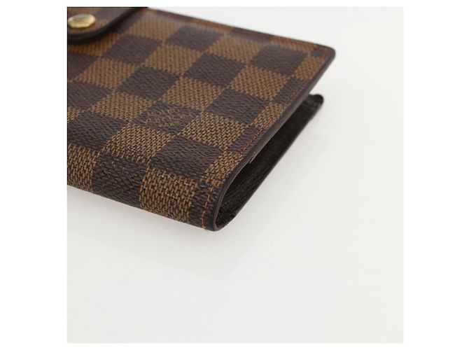 LOUIS VUITTON Portafoglio Clutch Continental Damier Ebene T61219 LV Auth 175980 - vista 7
