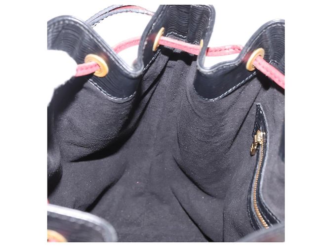 Louis Vuitton Epi Noe Schultertasche Bicolor Schwarz Rot M44017 LV Auth BAZ843 - Ansicht 19
