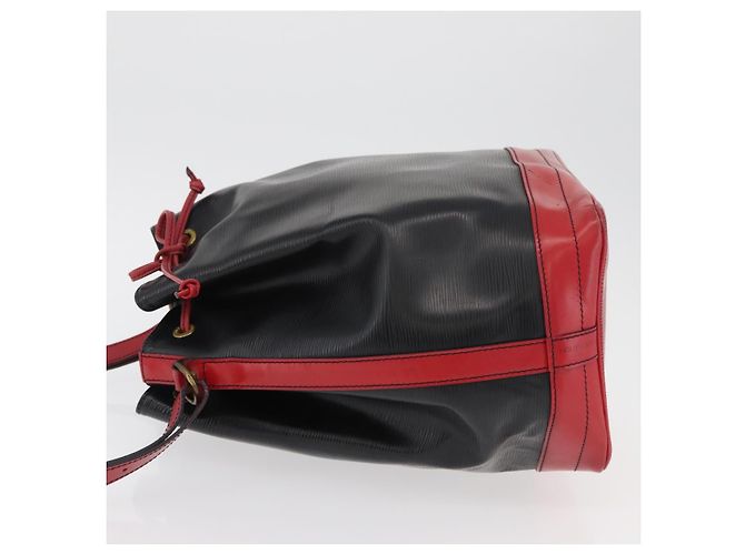 Louis Vuitton Epi Noe Schultertasche Bicolor Schwarz Rot M44017 LV Auth BAZ843 - Ansicht 4